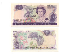 New Zealand Two (2) Dollar QEII ND 1989-1992 Hardie Or Brash Sign P-170 UNC - New Zealand