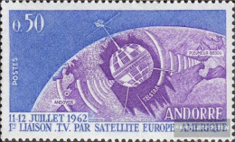 Andorra - French Post 178 (complete Issue) Volume 1962 Completeett Unmounted Mint / Never Hinged 1962 Satellite TV - Carnets