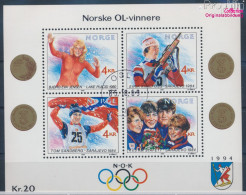 Norwegen Block12 (kompl.Ausg.) Gestempelt 1989 Winterolympiade (10343747 - Used Stamps