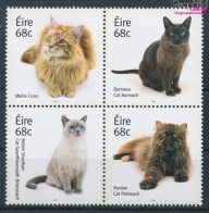 Irland 2108A-2111A Viererblock (kompl.Ausg.) Postfrisch 2014 Katzen (10348124 - Nuovi