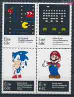 Irland 2113-2116 Viererblock (kompl.Ausg.) Postfrisch 2014 Games - Super Mario, Pac-Man U.a. (10348125 - Unused Stamps