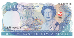 New Zealand Ten Dollars 1990 Waitangi Treaty Commemorative QEII P -176 UNC Prefix CCC - New Zealand