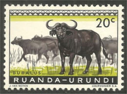 770 Ruanda Buffle Buffalo Bubalus MH * Neuf (RUA-42a) - Nuovi