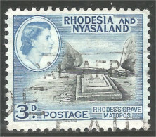 760 Rhodesia Nyasaland Cecil B Rhodes Grave Tombe Matopos (RHO-42b) - Rhodésie & Nyasaland (1954-1963)