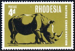 760 Rhodesia Rhinoceros MNH ** Neuf SC (RHO-14) - Rhinocéros