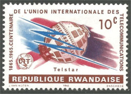 777 Rwanda Telecommunications Satellite Telstar MH * Neuf (RWA-282) - Neufs