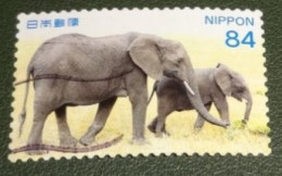 Nippon - Japan - 2020 - Michel 10605 - Old And Young Elephant - Olifant - Used Stamps