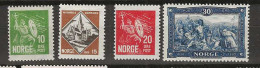 1930 MNH Norway Mi 155-58 Postfris** - Neufs