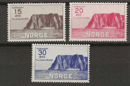 1930 MNH Norway Mi 159-61 Postfris** (some Irregularities In The Gum Of 30 Ore) - Neufs