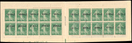 ** 159-CA1 - 10c. Vert. Type Semeuse Camée. 20 Timbres Surchargés ANNULE. SUP. - Other & Unclassified