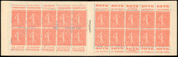 ** 199-C34 - 50c. Rouge. Type Semeuse Lignée. 20 Timbres. SUP. - Other & Unclassified