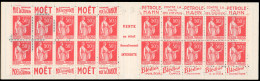 ** 283-C63 - 50c. Rouge. Type Paix. 20 Timbres. SUP. - Autres & Non Classés