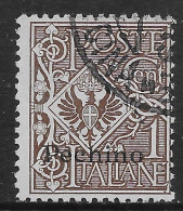 Italia Italy 1917 Estero Pechino Floreale C1 Sa N.8 US - Pékin