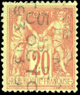 (*) 18 - 15c. Brique S/vert. Surcharge Verticale. 5 Lignes. SUP. - Autres & Non Classés