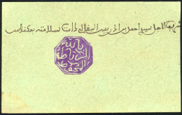 Obl. 19 - RABAT. Cachet Octogonal Violet. S/lettre Avec Adresse Partielle. TB. - Other & Unclassified