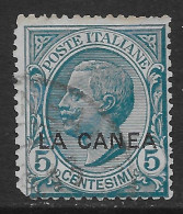 Italia Italy 1907 Estero La Canea Leoni C5 Sa N.14 US - La Canea