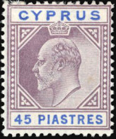 * SG#55/59 - Set Of 5. VF. - Chypre (...-1960)