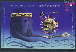 Israel Block81B (kompl.Ausg.) Ungezähnt Postfrisch 2008 Jerusalem Aus Gold (10348744 - Neufs (sans Tabs)