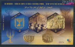 Israel Block95B (kompl.Ausg.) Ungezähnt Postfrisch 2018 Menora (10348719 - Unused Stamps (without Tabs)