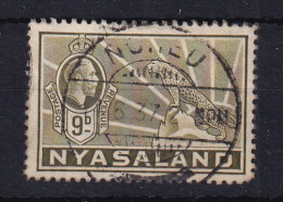 Nyasaland: 1934/35   KGV - Symbol Of Protectorate     SG121    9d     Used - Nyassaland (1907-1953)