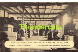 CPA LES PATRONS PATISSIERS REUNIS DE BELGIQUE BRUXELLES CHOCOLAT CHOCOLATERIE CONFISERIE  - Old Professions