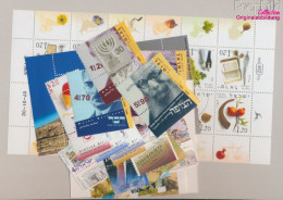 Israel Postfrisch Schnittblumen 2002 Pilze, Seilbahn U.a.  (10368308 - Unused Stamps (without Tabs)