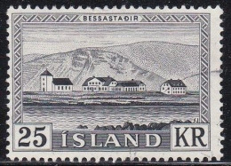 IS061E – ISLANDE – ICELAND – 1957 – PRESIDENTIAL RESIDENCE – Y&T # 277 USED 6 € - Used Stamps