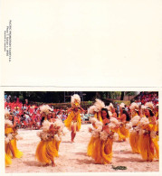 Meilleurs Vœux De Tahiti - Happy New Year - La Drana I Te Matahiti Api - Danseuses - Couleurs - Carte Postale Moderne - Tahiti