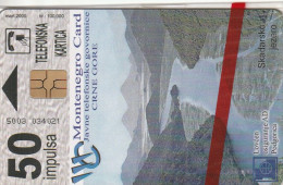 PHONE CARD MONTENEGRO BLISTER (E55.1.7 - Montenegro