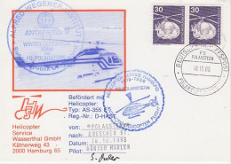 Germany 1986 Antarctic Flight From Polarstern To Drescher St. 18.10.1986 (GS158A) - Voli Polari