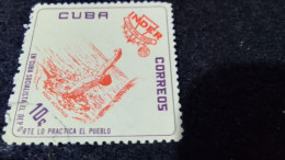 CUBA- 1950--65-  10 C.    DAMGALI - Gebruikt