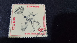CUBA- 1950--65- 13 C.    DAMGALI - Usados