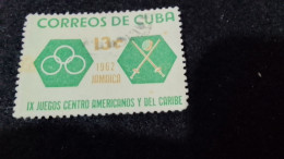 CUBA- 1950--65- 13 C.    DAMGALI - Oblitérés