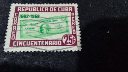 CUBA- 1950--65- 25 C.    DAMGALI - Gebruikt
