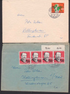 Polizeiausstellung, Albert Ballin Mi. 240, 266 Je Vom Ersttag OSt. Kellinghusen Mittelholstein - 1961-1970