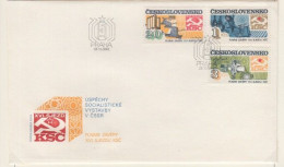 CESKOSLOVENSKO FDC MICHEL 2681/83 2684/86 Socialisme Cosmos - FDC