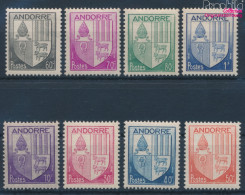 Andorra - Französische Post 95-102 (kompl.Ausg.) Postfrisch 1944 Wappen (10354094 - Neufs