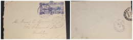 O) 1893 HAWAII - HONOLULU,  VIEW OF HONOLULU  5c,  CIRCULATED POSTAL STATIONERY TO NEW YORK, XF - Hawaii