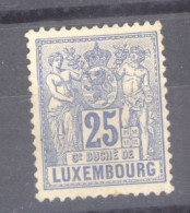 Luxembourg  :  Mi  52D   (*)  Dentelé 12 ½ - 1882 Allegorie