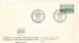 Finland   1955 800th Anniversary Of Christianity In Finland, Bishop Henrik, And Ship  Mi 441 FDC - Brieven En Documenten