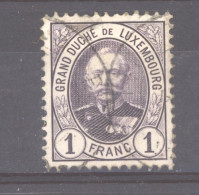 Luxembourg  :  Mi  64B   (o)  Dentelé 12 ½ - 1891 Adolphe Voorzijde