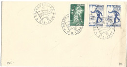 Finland   1956   Saksan Teollisuusnayttely   Cancelled On 3.3.56 On 286 And 289 X 2   Skalpausselkä - Storia Postale