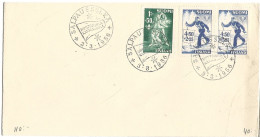 Finland   1956   Saksan Teollisuusnayttely   Cancelled On 3.3.56 On 286 And 289 X 2   Skalpausselkä - Covers & Documents