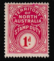 Northern Territory 1935 1d Stamp Duty Mint Never Hinged - Fiscale Zegels