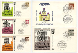 Germany, Berlin 1966-67 5 FDCs Scott 9N223, 9N226, 9N227, 9N229 The New Berlin - 1948-1970