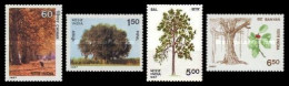 INDIA 1987 INDIAN TREES NATURE COMPLETE SET MNH - Unused Stamps