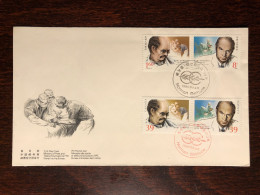 CHINA PRC FDC COVER JOINT ISSUE CHINA AND CANADA 1990 YEAR DOCTOR BETHUNE  HEALTH MEDICINE STAMPS - 1980-1989