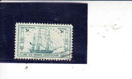 STATI UNITI  1947 - Yvert  502° - Nave Constitution - Used Stamps