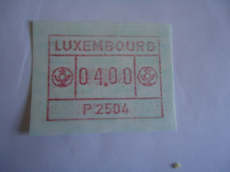 LUXEMBOURG  EMA  FRAMA ATM  MACHINE STAMPS - Machines à Affranchir (EMA)