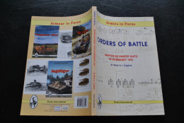 Wood Dugdale Orders Of Battle Waffen SS Panzer Units In Normandy 1944 Armies In Focus Blindés Débarquement De Normandie - Inglés